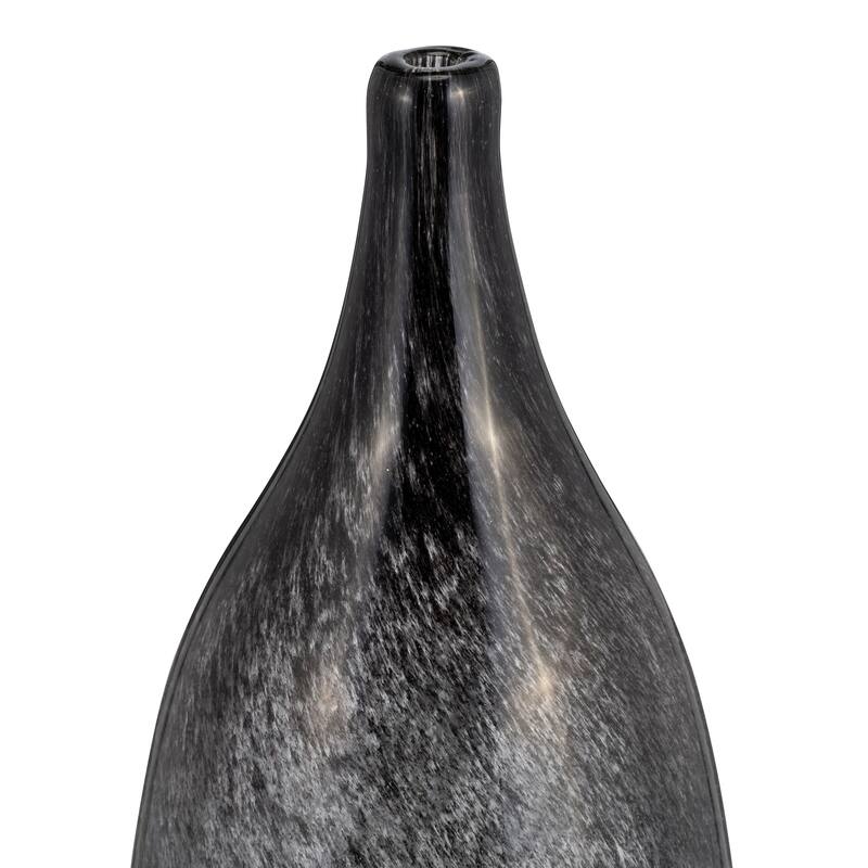 Sagebrook Home Artistic Glass Blue Ombre Abstract Vase
