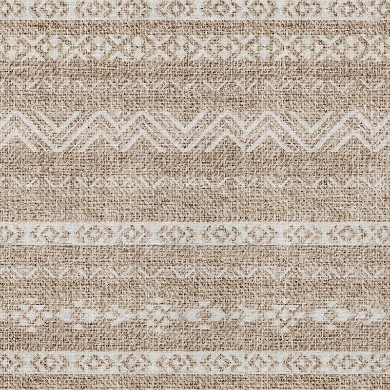 HomeRoots Southwestern Transitional Rectangle Outdoor Rug