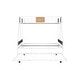 preview thumbnail 18 of 16, Metal Bunk Bed Twin over Full Size with Trundle for 3, Heavy-duty Metal Bedframe with Guard Rails,Triple Metal Bunk Bed Frame