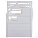 preview thumbnail 35 of 49, Twin Wood Bunk Bed with Trundle & Storage Steps - Comfort & Safety Ensured