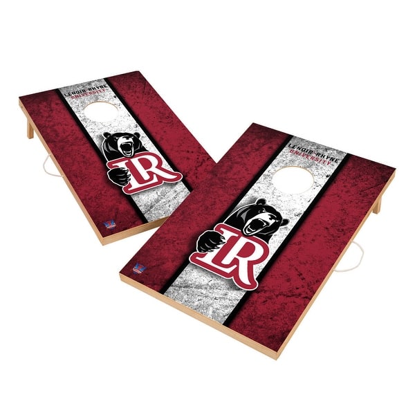 slide 2 of 5, Vintage Lenoir-Rhyne University Bears Regulation 2x4 Cornhole Set