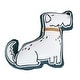 preview thumbnail 5 of 3, White Dog Prints Reversible Kids Quilt Coverlet Bedspread Bedding Set