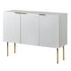 preview thumbnail 15 of 34, Lifestorey Valen Channel Front Sideboard/Buffet with Adjustable Shelves
