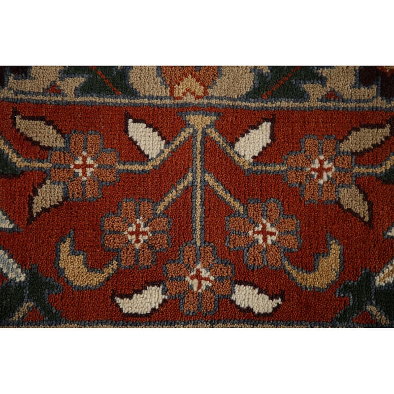 Hunting Design Tabriz Large Rug Hand-Knotted Wool Carpet - 10'1"x 13'9"