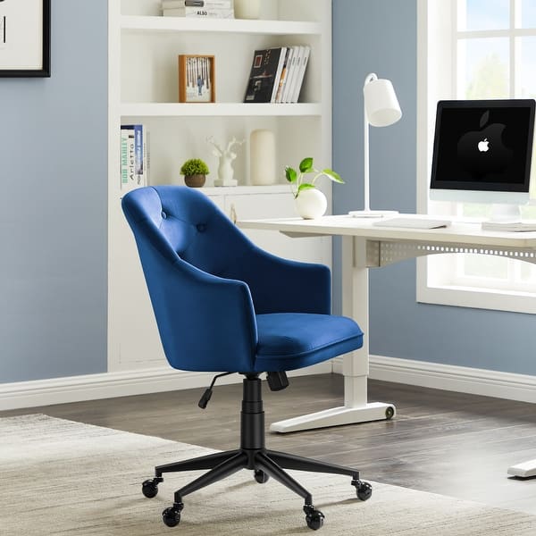 Velvet Home Office Swivel Chair N/A Bed Bath & Beyond 33571320