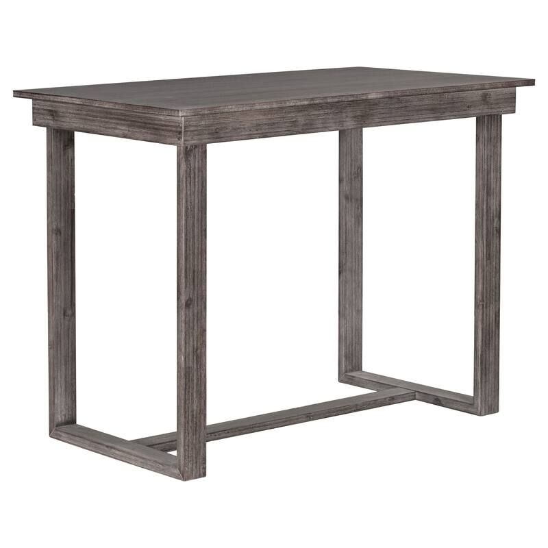 Rectangular Dining Table, Rustic Kitchen Table & Chairs Set with Four Upholstered Chairs for Apartments