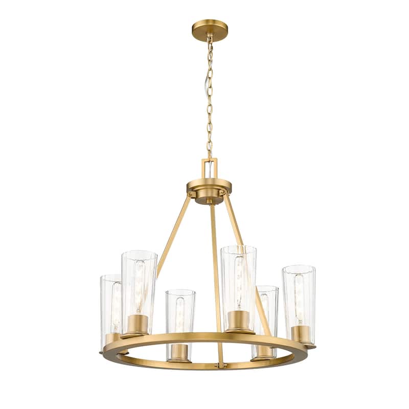 Z-Lite 826-6 Titus 6 Light 26" Wide Candle Style Chandelier