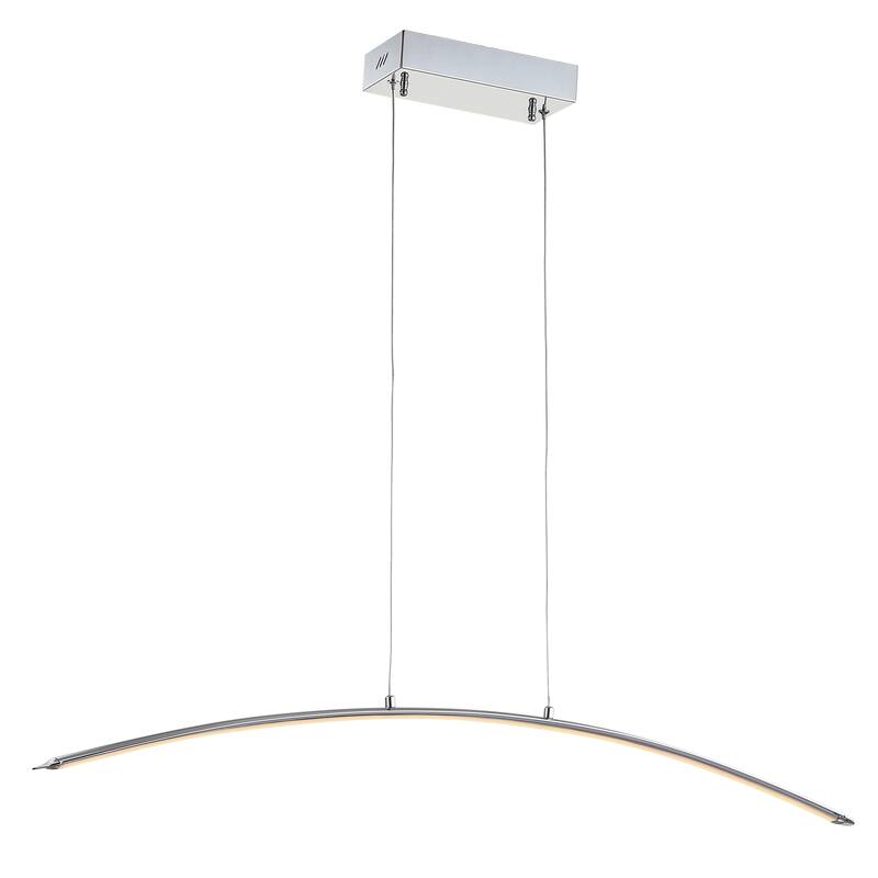 Nathaniel 41.5" Dimmable Adjustable Integrated LED Metal Linear Pendant, by JONATHAN Y