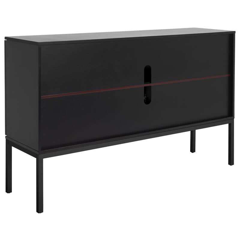 SAFAVIEH Tabetha 2-Shelf Rattan Sideboard - 54 In. W x 15 In. D x 33 In. H - 54Wx15Dx33H