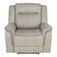 preview thumbnail 12 of 34, Furniture of America Arthon Fabric Power Recliner with LED Light and USB Port