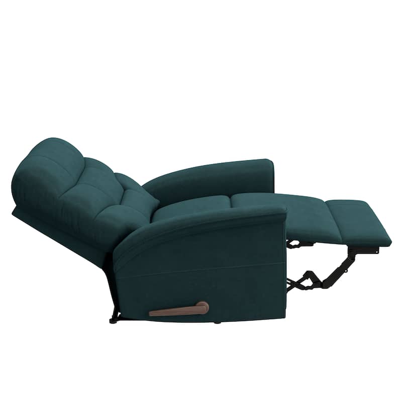 ProLounger Beck Wall Hugger Medium Blue Microfiber Recliner
