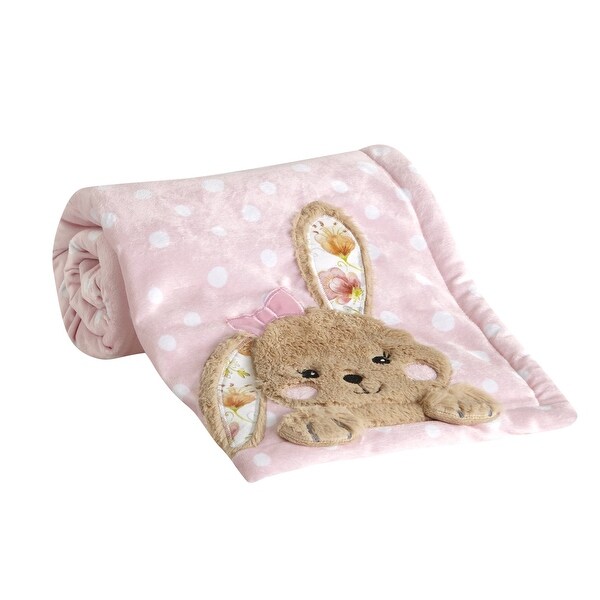 lambs and ivy pink bunny