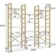 preview thumbnail 56 of 60, Large Triple Wide 5-Shelf Etagere Bookcase