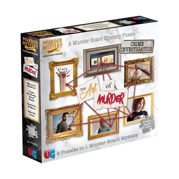 Murder Mystery Party Case Files Puzzles - The Art of Murder - 1000 Pcs ...