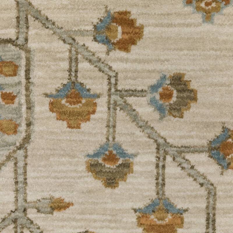 Meadow Global Traditonal Beige/ Rust Area Rug