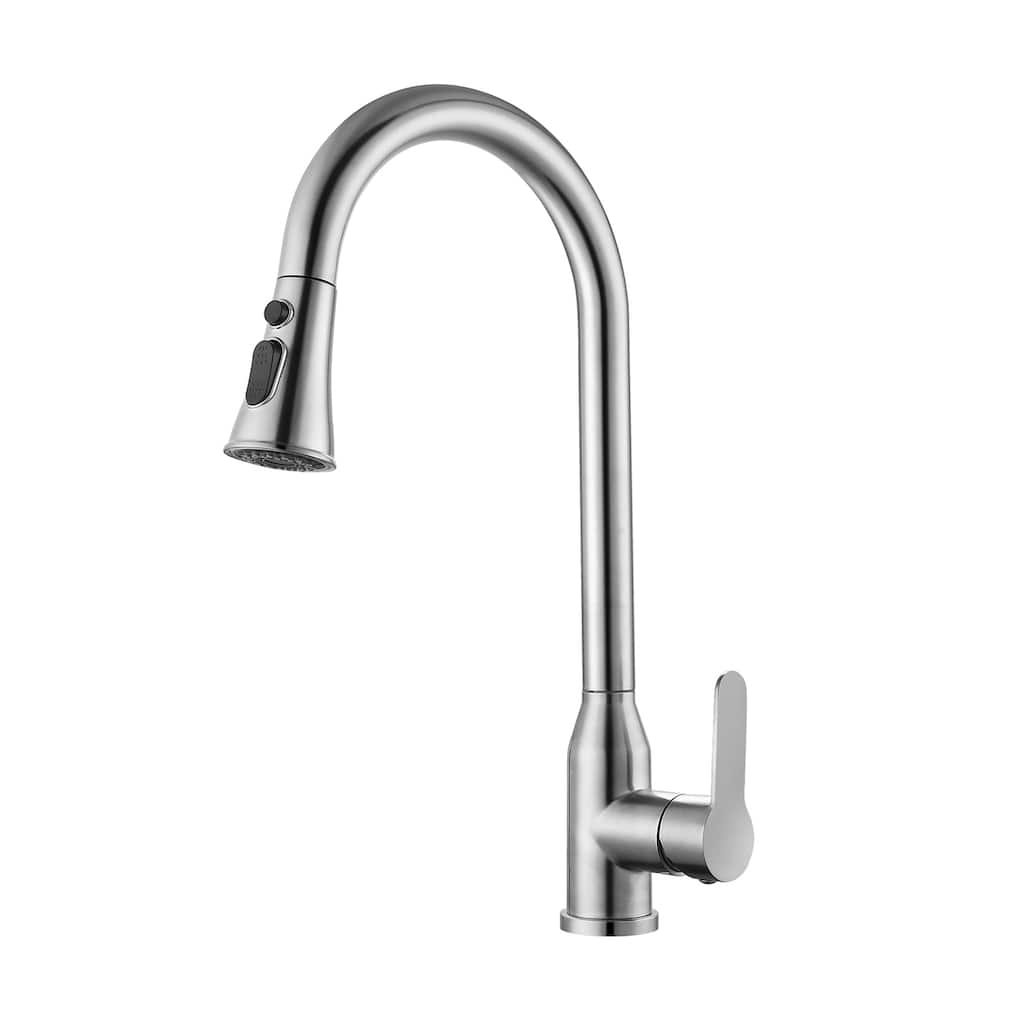 Topcraft Stainless Steel High Arc Pull Down Kitchen Faucet