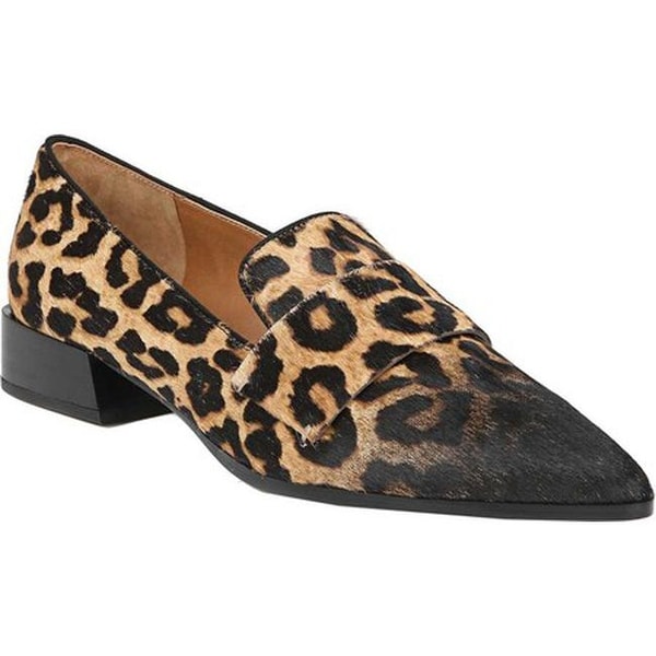 franco sarto leopard print loafers