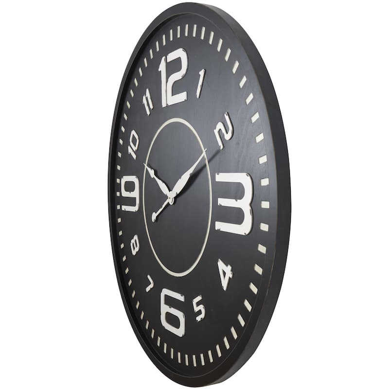 Wooden Decorative Wall Clock -Roche River Decor