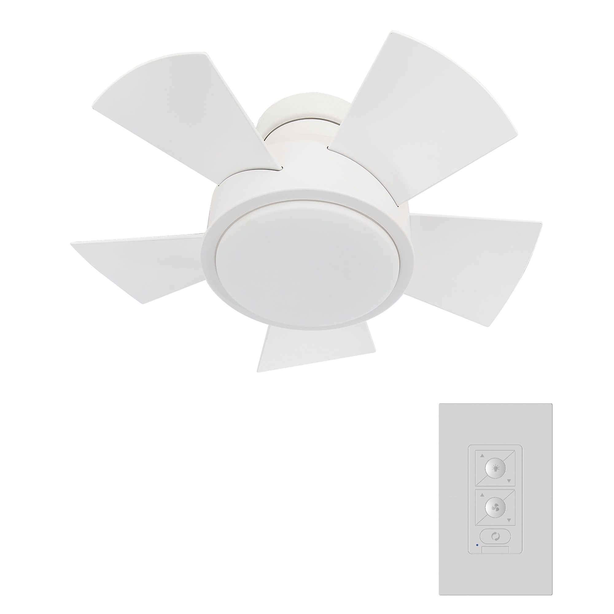 Outdoor Smart Flush Mount Ceiling Fan 