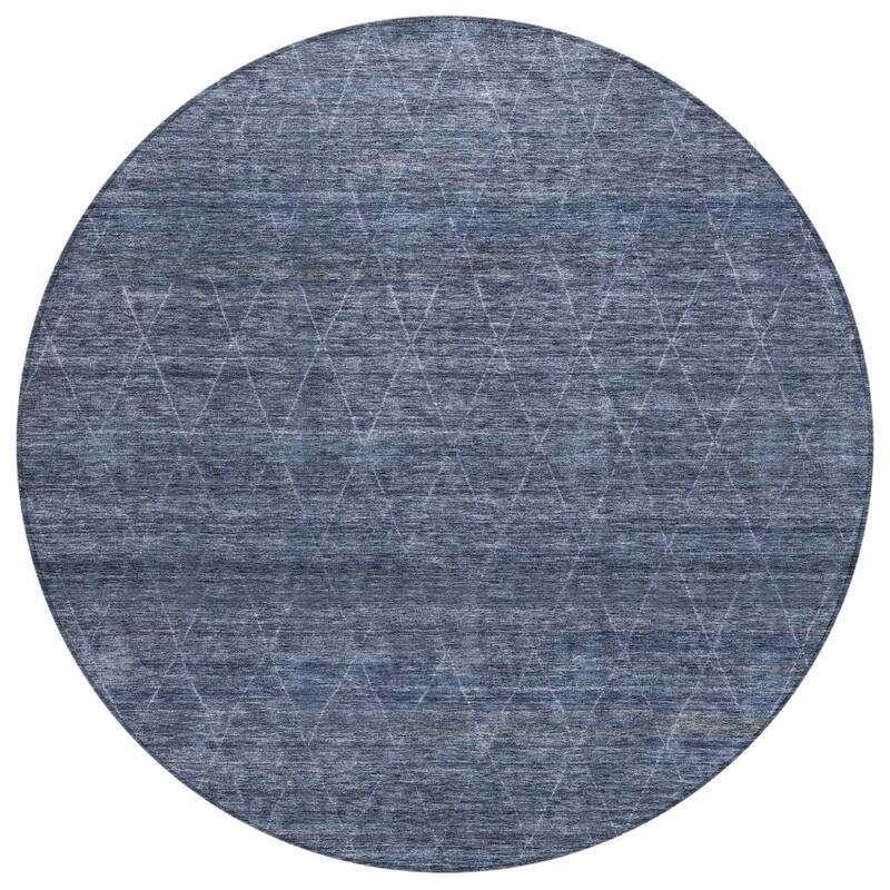 HomeRoots Geometric Transitional Rectangle Outdoor Rug