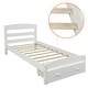preview thumbnail 6 of 32, Twin Size Platform Bed Frame with Storage Drawer Panel Bed for Kids, Teens, Girls, Boys No Box Spring Needed, Easy Assembly