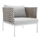 preview thumbnail 13 of 19, Harmony 10-Piece Sunbrella® Basket Weave Outdoor Patio Aluminum Sectional Sofa Set