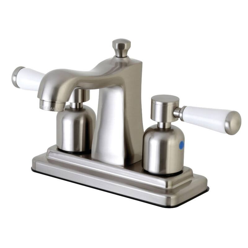 Kingston Brass Paris 1.2 GPM Centerset Bathroom Faucet with Porcelain
