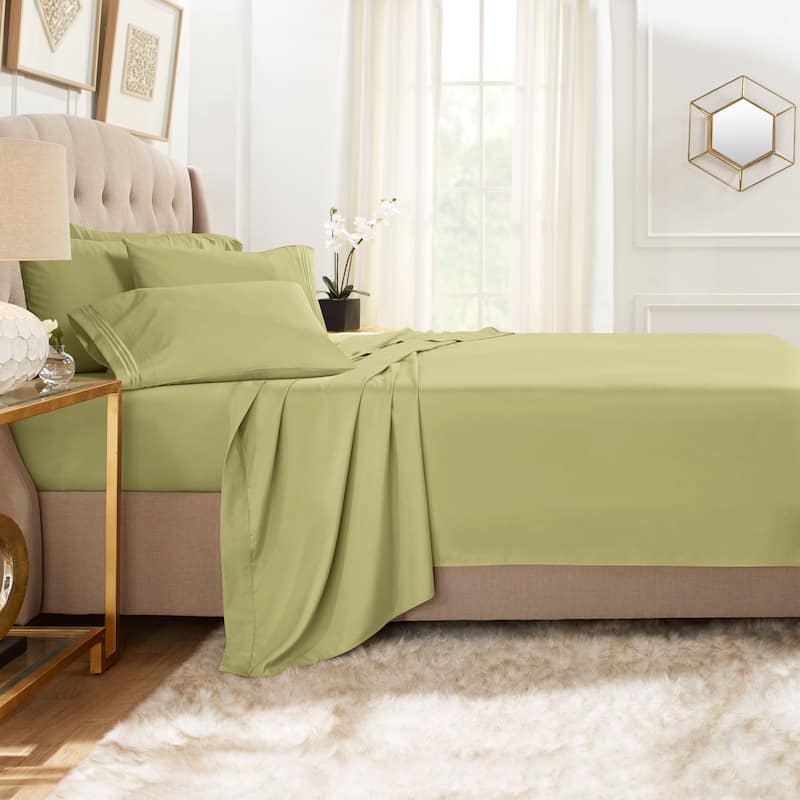 Empyrean Hotel Luxury 6 Piece Sheet Set - Super Soft Bedding Sheets & Pillowcases