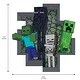 preview thumbnail 4 of 2, RoomMates Minecraft Hostile Mobs Peel and Stick Wall Decals