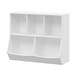 preview thumbnail 5 of 13, Kids Bookcase with Collapsible Fabric Drawers, Toy Storage Cabinet