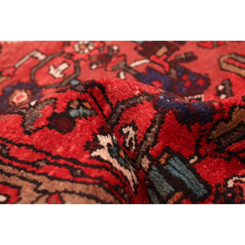 ECARPETGALLERY Hand-knotted Andelz Red Wool Rug - 3'3 x 9'8