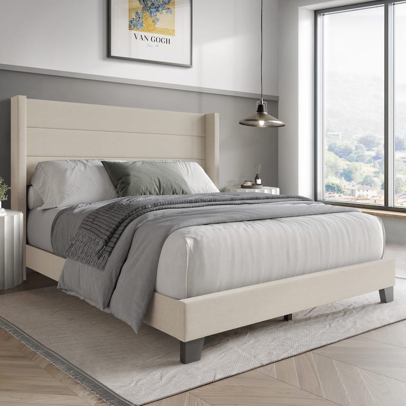 Clayfell Niles Upholstered Panel Bed