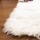 preview thumbnail 20 of 155, Silver Orchid Parrott Faux Fur Sheepskin Area Rug