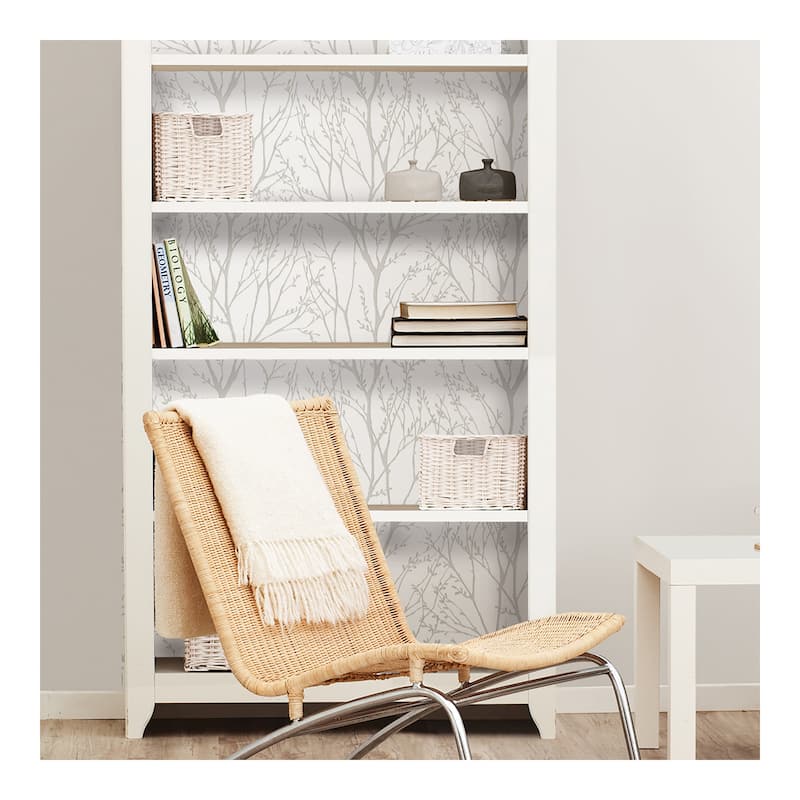 NuWallpaper Treetops Peel & Stick Wallpaper - 216in x 20.5in x 0.025in