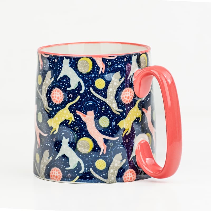 10 Strawberry Street Bella Animal Mugs, Set of 4