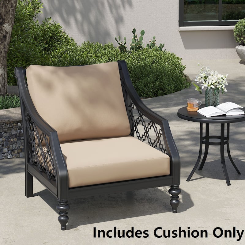 24" x 24" Outdoor Deep Seat Chair Cushion Set