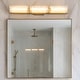 preview thumbnail 8 of 7, Varaluz Mingle Bathroom Vanity Light - Satin Brass