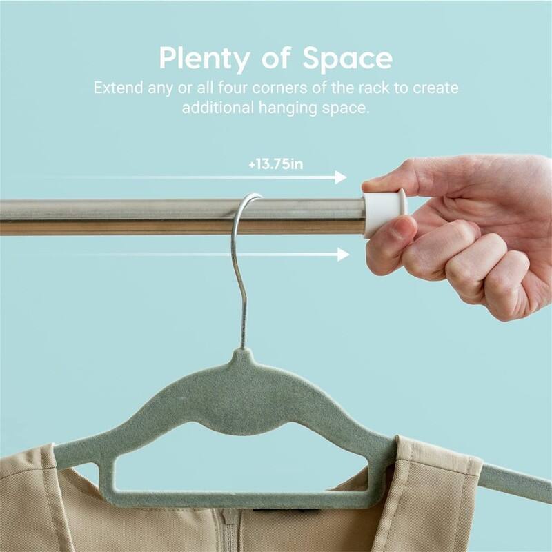 Compact Wall-Mount Drying Rack - Extra Shelf