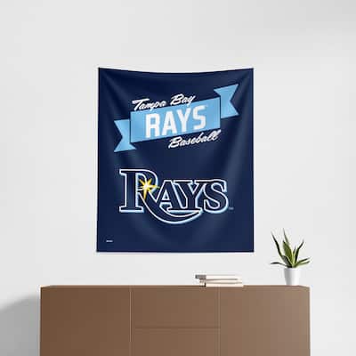 MLB Tampa Bay Rays Premium Printed Wall Hanging - 34"x40"