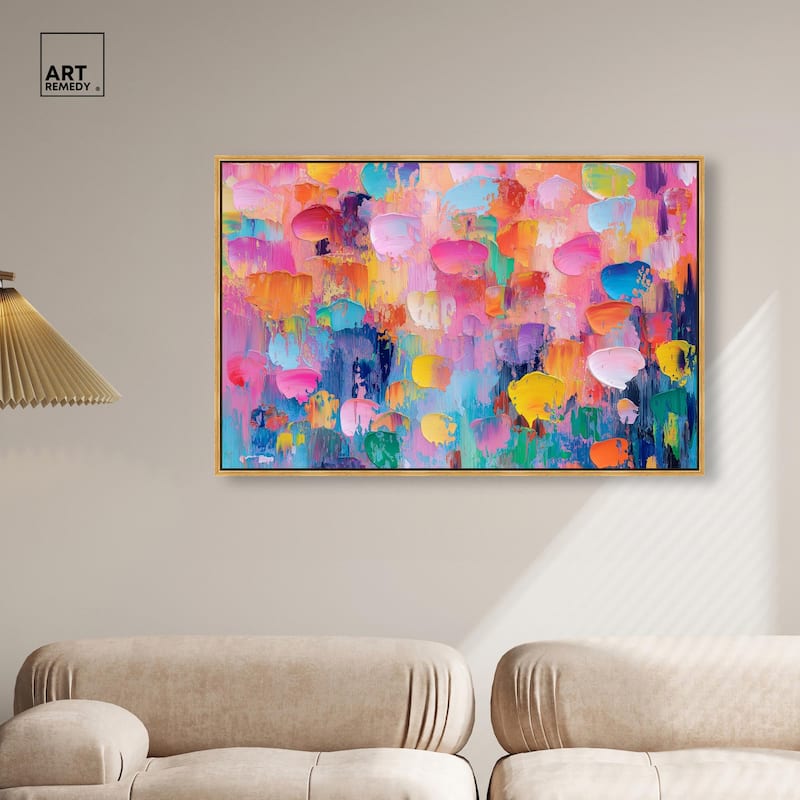 Jubilee of Colors Canvas by Art Remedy