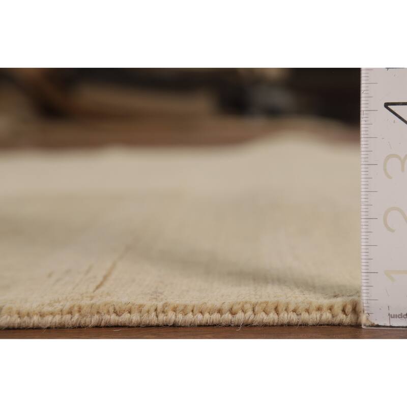 Contemporary Gabbeh Oriental Area Rug Hand-Knotted Wool Carpet - 6'0" x 8'10"