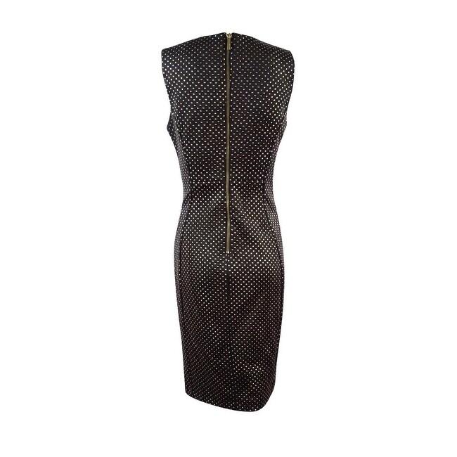 black gold dinner dress
