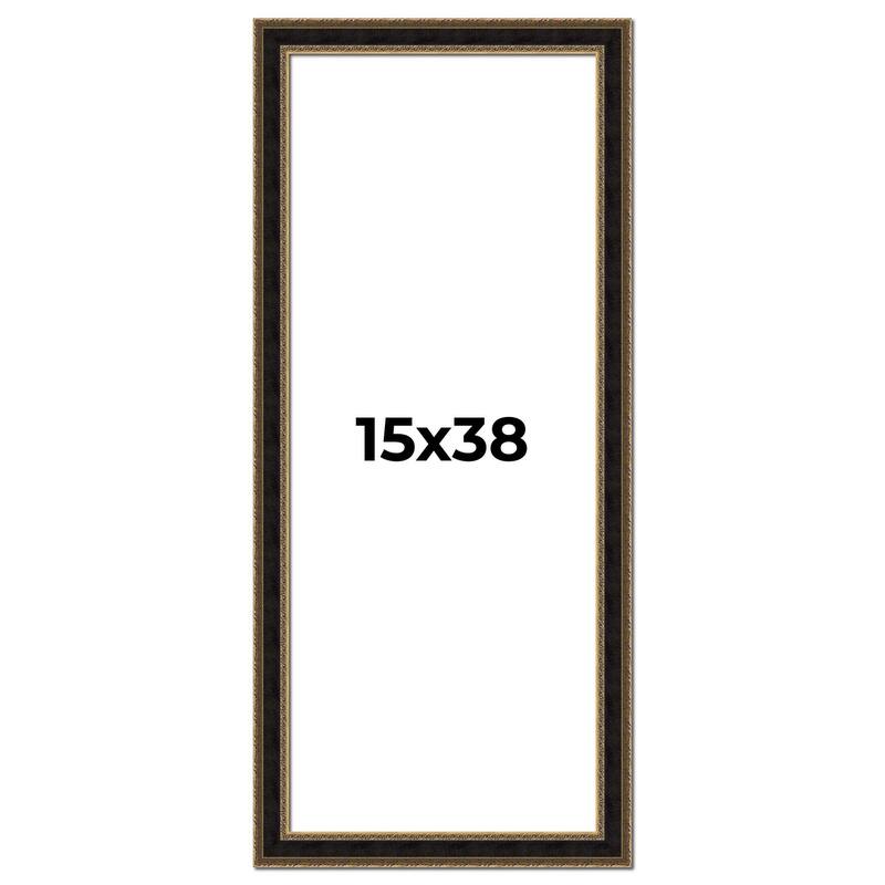 15x38 Frame Gold Antique Vintage Sold Wood Picture Frame | 1.75 Inch