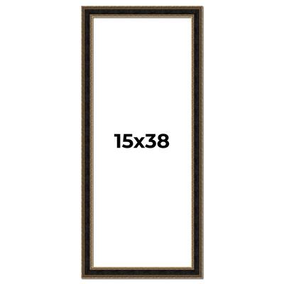 15x38 Frame Gold Antique Vintage Sold Wood Picture Frame | 1.75 Inch