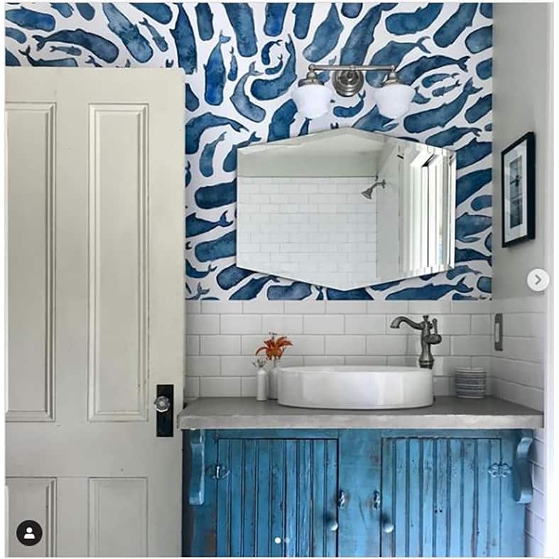 Century Clear Glass Modern Bathroom Mirror