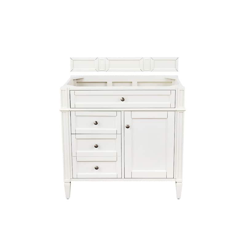 James Martin Vanities Brittany 36" Single Vanity, Bright White