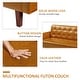 preview thumbnail 8 of 31, Sofa Bed, Futon Couch Bed, Faux Leather Love Seats Sofa, Loveseat Sleeper Bed For Living Room, Guest