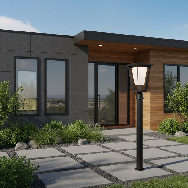 Artcraft Waterbury - 12W LED Outdoor Lantern - Black