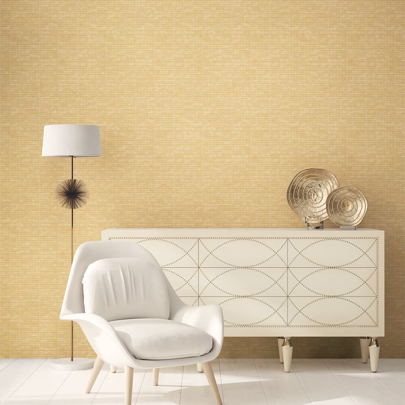 Galerie Wallcoverings TexStyle Collection Woven Weave Non-woven Metallic Wallpaper Roll
