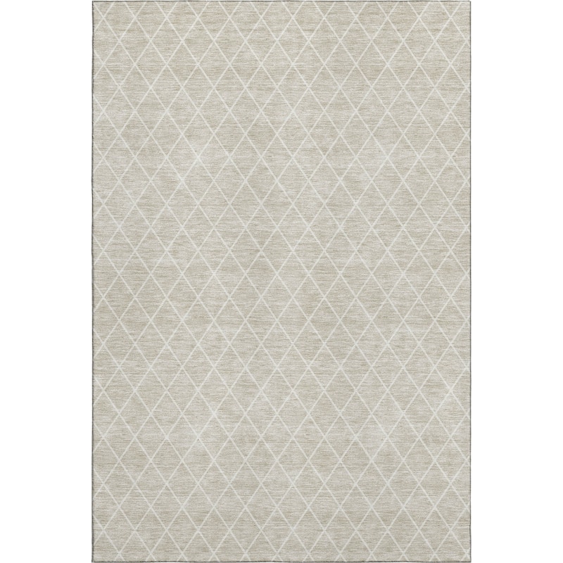 Premium Washable Super Soft Diamond Trellis Mayfield Rug